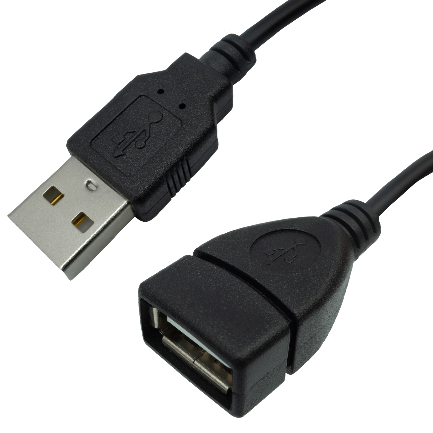 ON/OFFスイッチ付き USB2.0充電/転送延長ケーブル 全長約34cm SU2-SW30BK - 画像 (10)