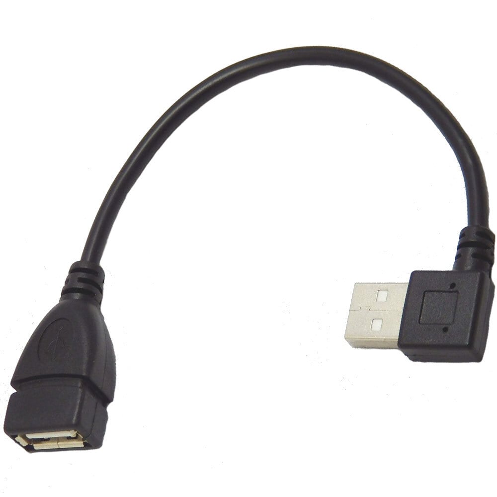 【お取り寄せ品】USB2.0 L型延長ケーブル 約20cm 左向き エスエスエーサービス SU2-AA20BLシリーズ - 画像 (2)